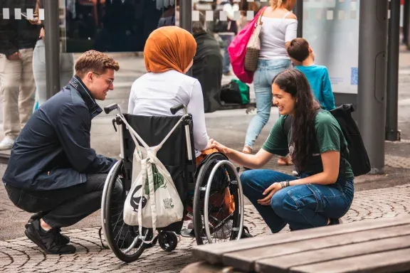 Begegnung auf Augenhöhe — durch Spenden möglich